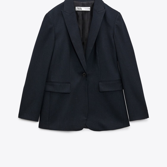 Zara Pinstripe Blazer+Pants - Picture 1 of 4